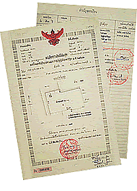 Thailand Property Ownership Deed