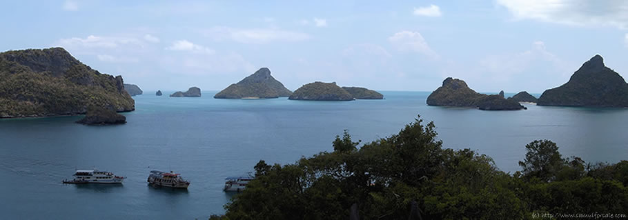 tropical sea, islands south of samui